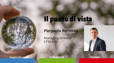 Pierpaolo Bertocco, Managing Director CPM Italy